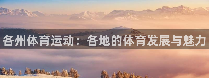 意昂3体育1招商：各州体育运动：各地的体育发展与魅力